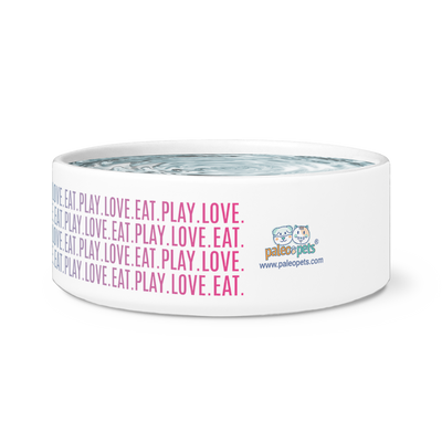 Dog Bowl "Eat Play Love"