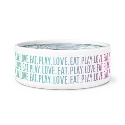 Cat Bowl "Eat Play Love"