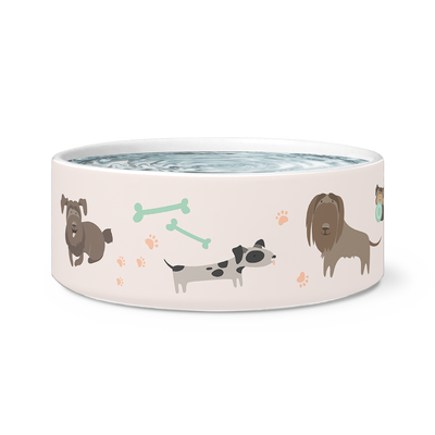 Dog Bowl "Love & Fidelity"